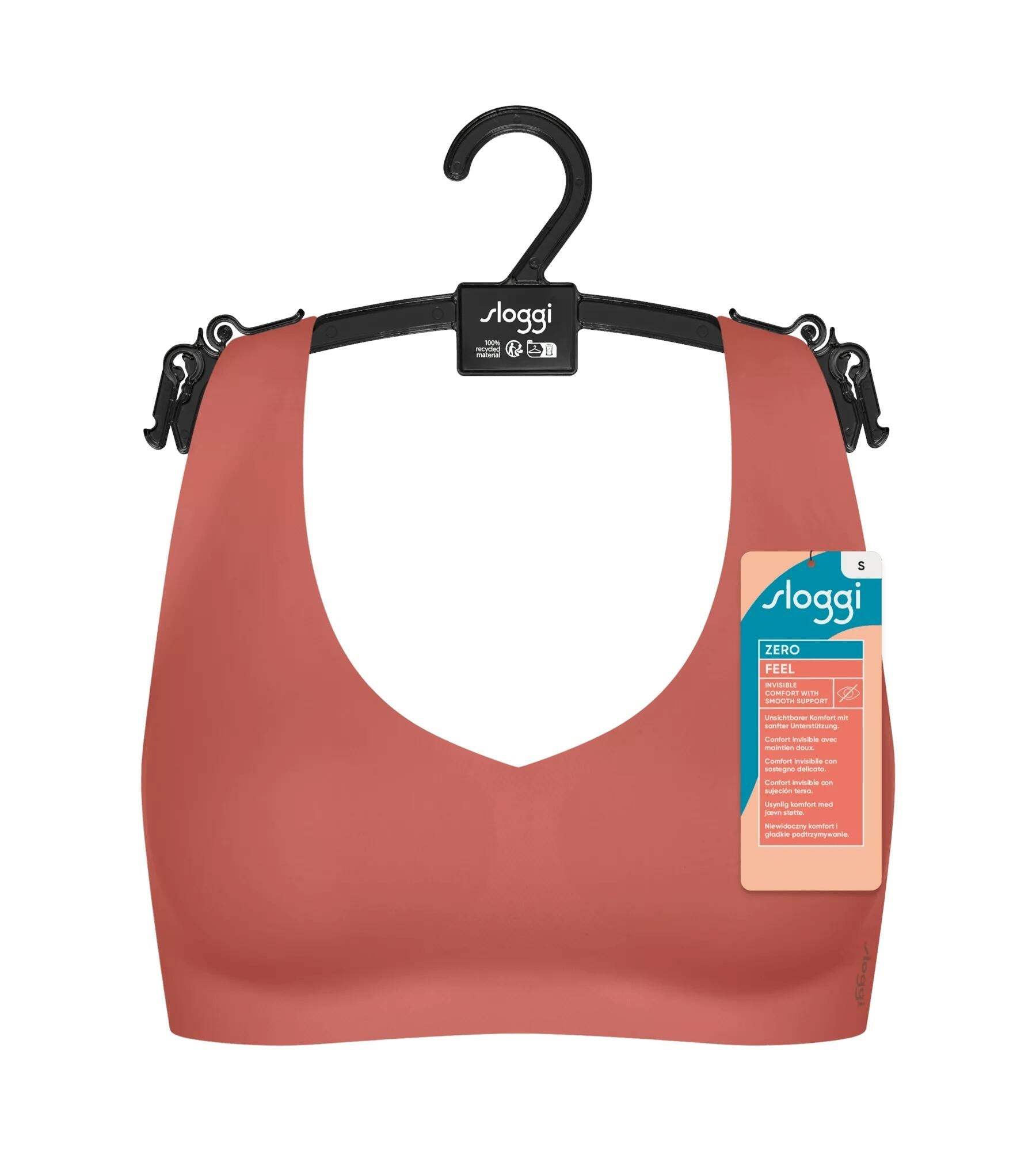 Bralette mit V-Auschnitt - 7128 CANDID ORANGE - Orange