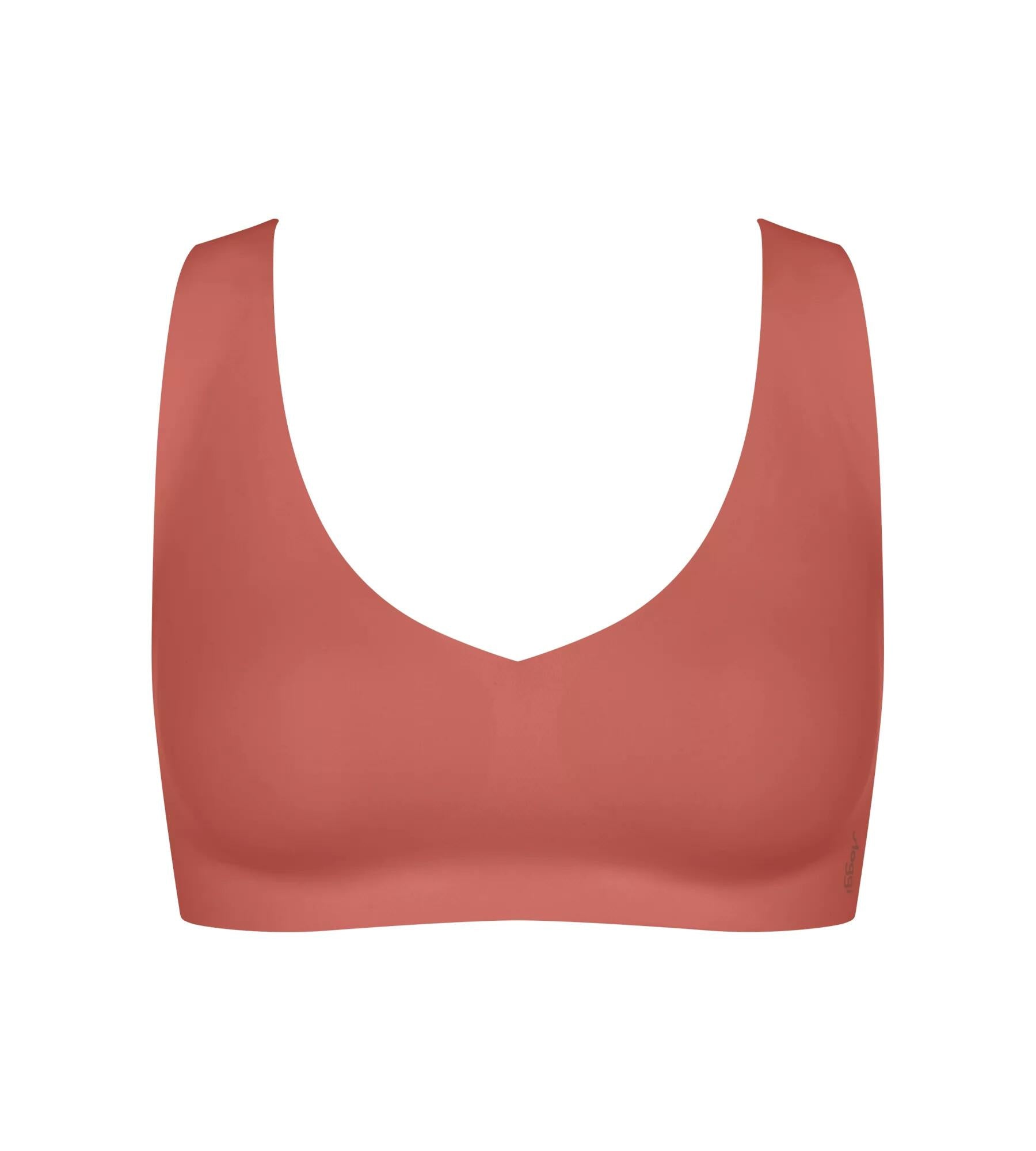 Bralette mit V-Auschnitt - 7128 CANDID ORANGE - Orange