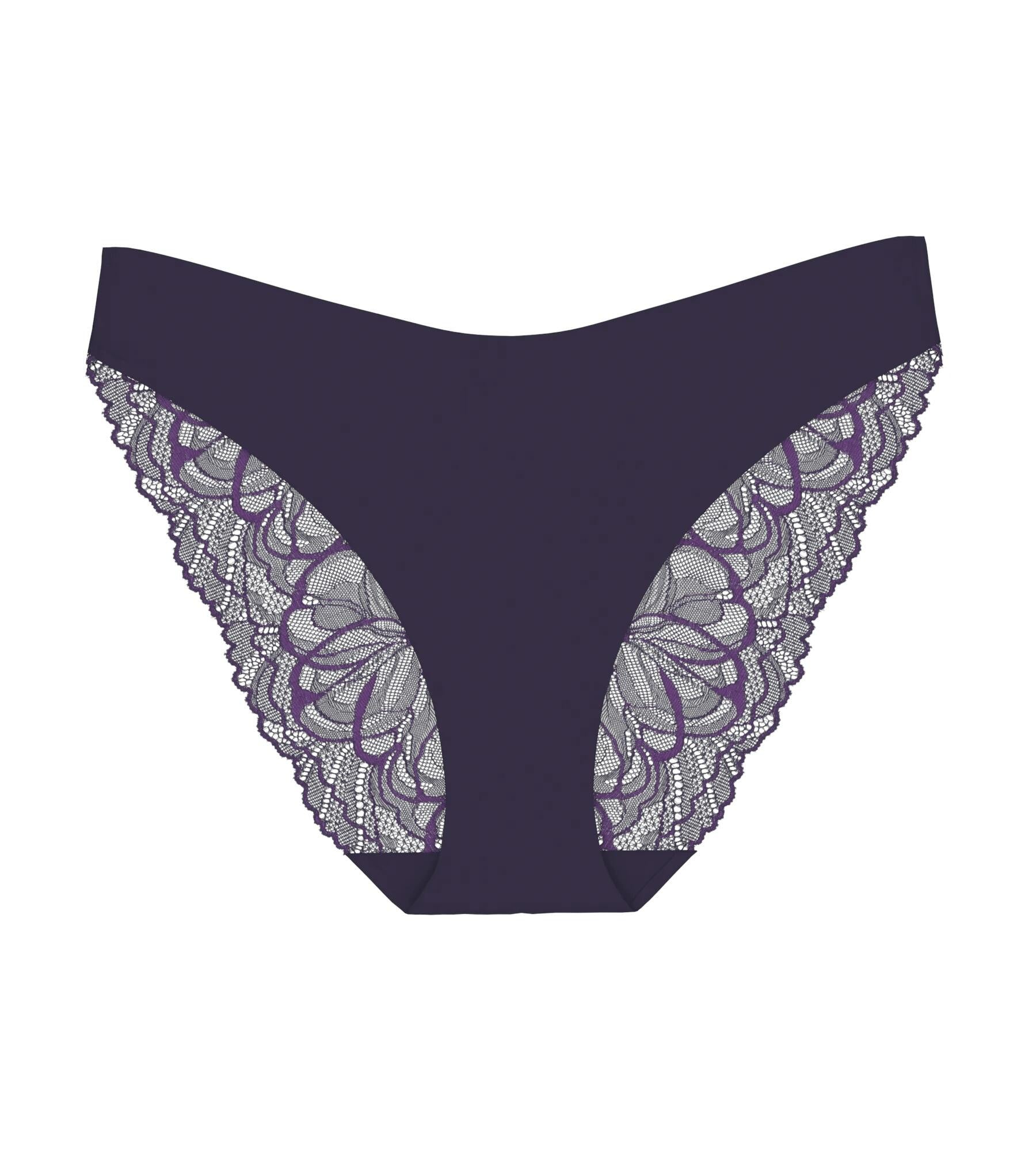 Body Make-Up Illusion Lace Highleg Tai - 00TS PRUSSIAN BLUE - Violett