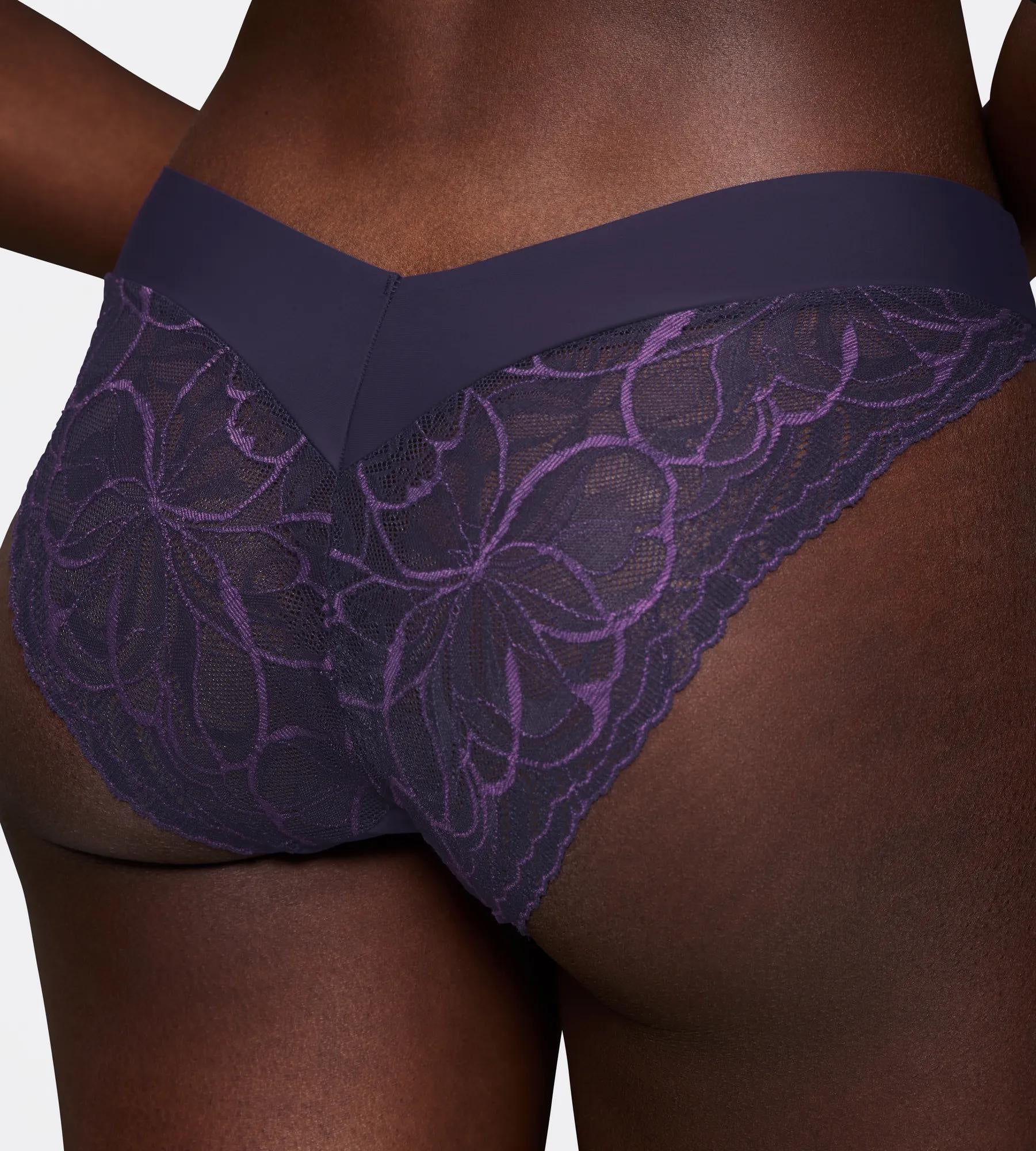 Body Make-Up Illusion Lace Highleg Tai - 00TS PRUSSIAN BLUE - Violett