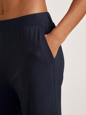 Pyjamahose Loose Fit - 339-dark lapis blue - Blau