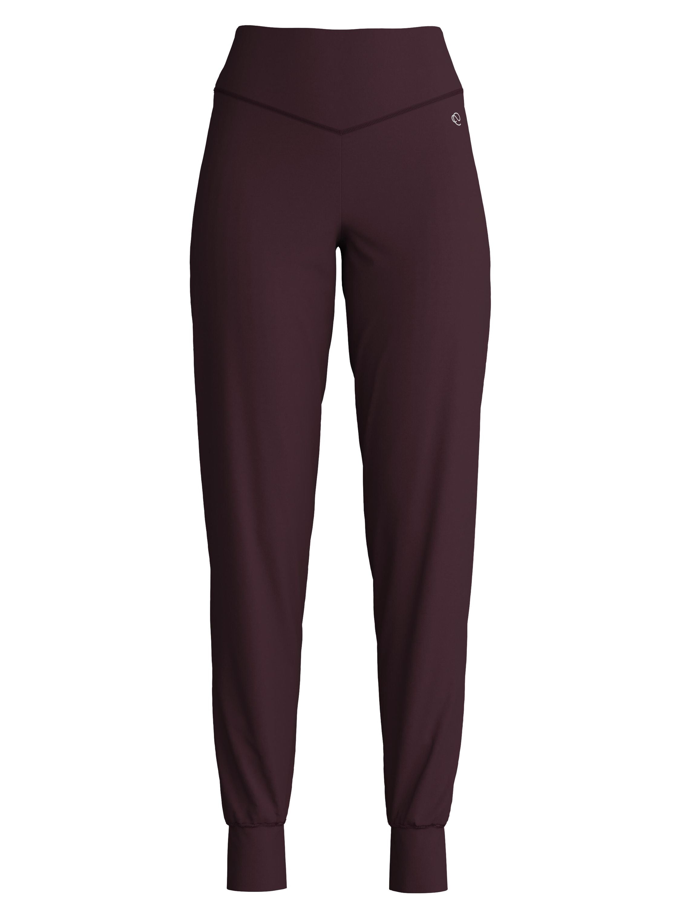 Pyjamahose Slim Fit - 227 black cherry - Rot