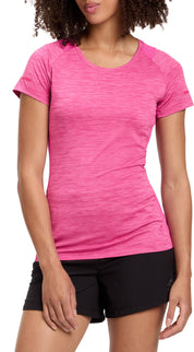 Funktionsshirt EVII - 926-MELANGE/PINK DARK/PI - Pink