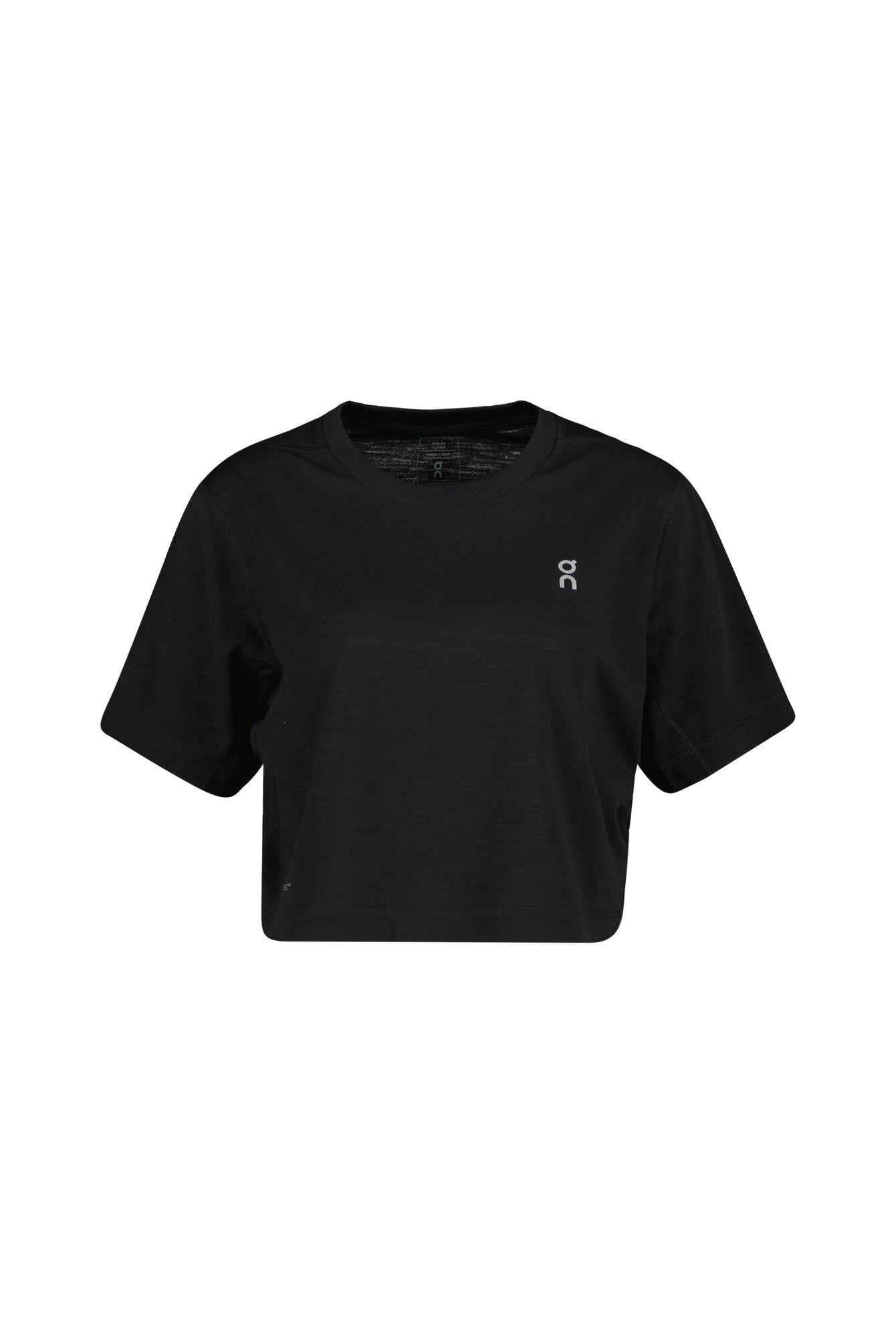 Funktionsshirt cropped - 0553-Black - Schwarz