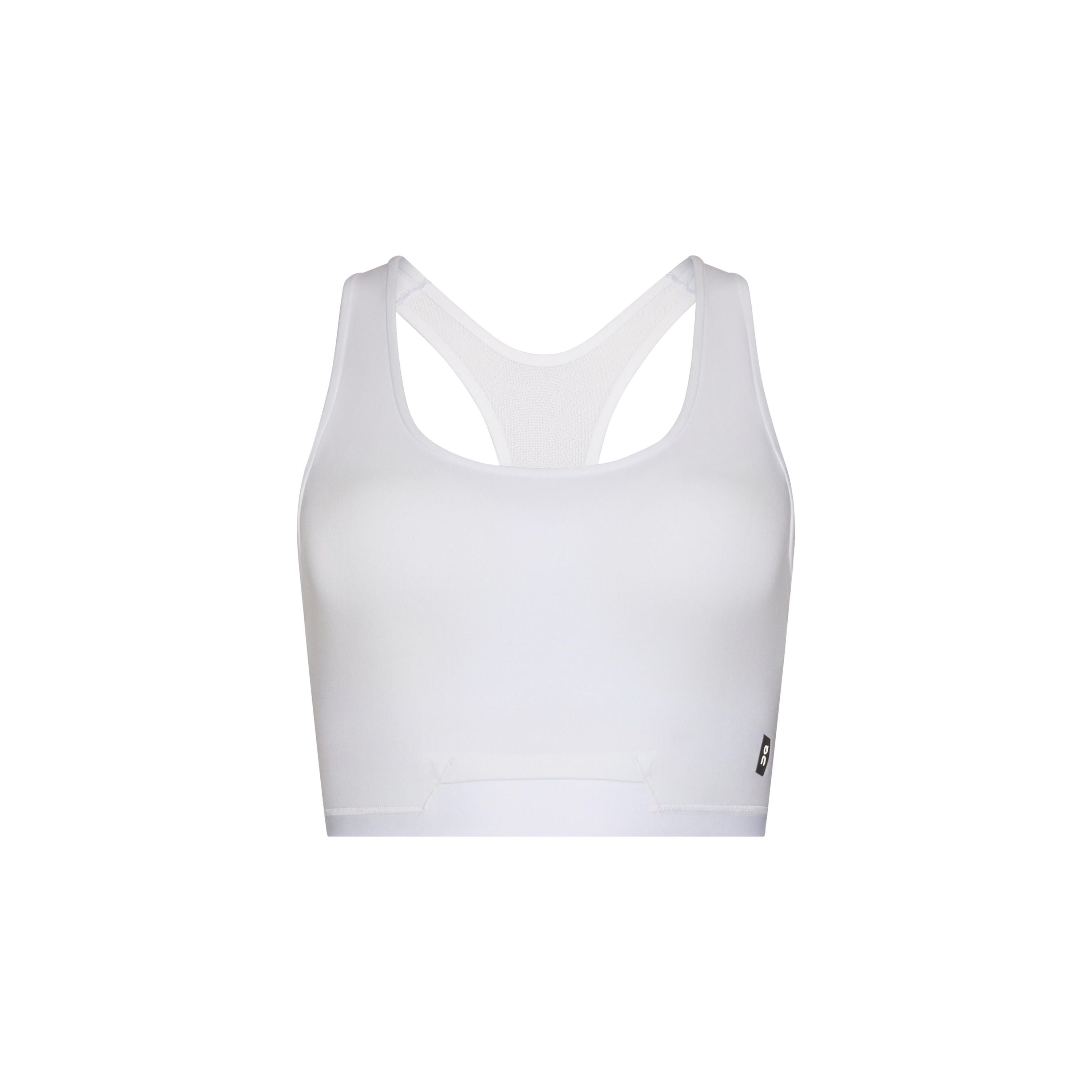 Sport-BH mit Mesheinsätzen - 0069-White - Weiß