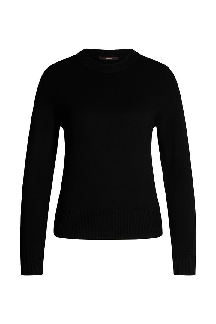 Strickpullover aus Wolle - Black - Schwarz