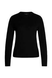 Strickpullover aus Wolle - Black - Schwarz