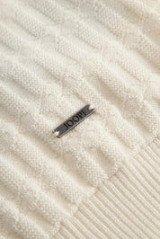 Strickpullover aus Baumwolle - 102 - Weiß