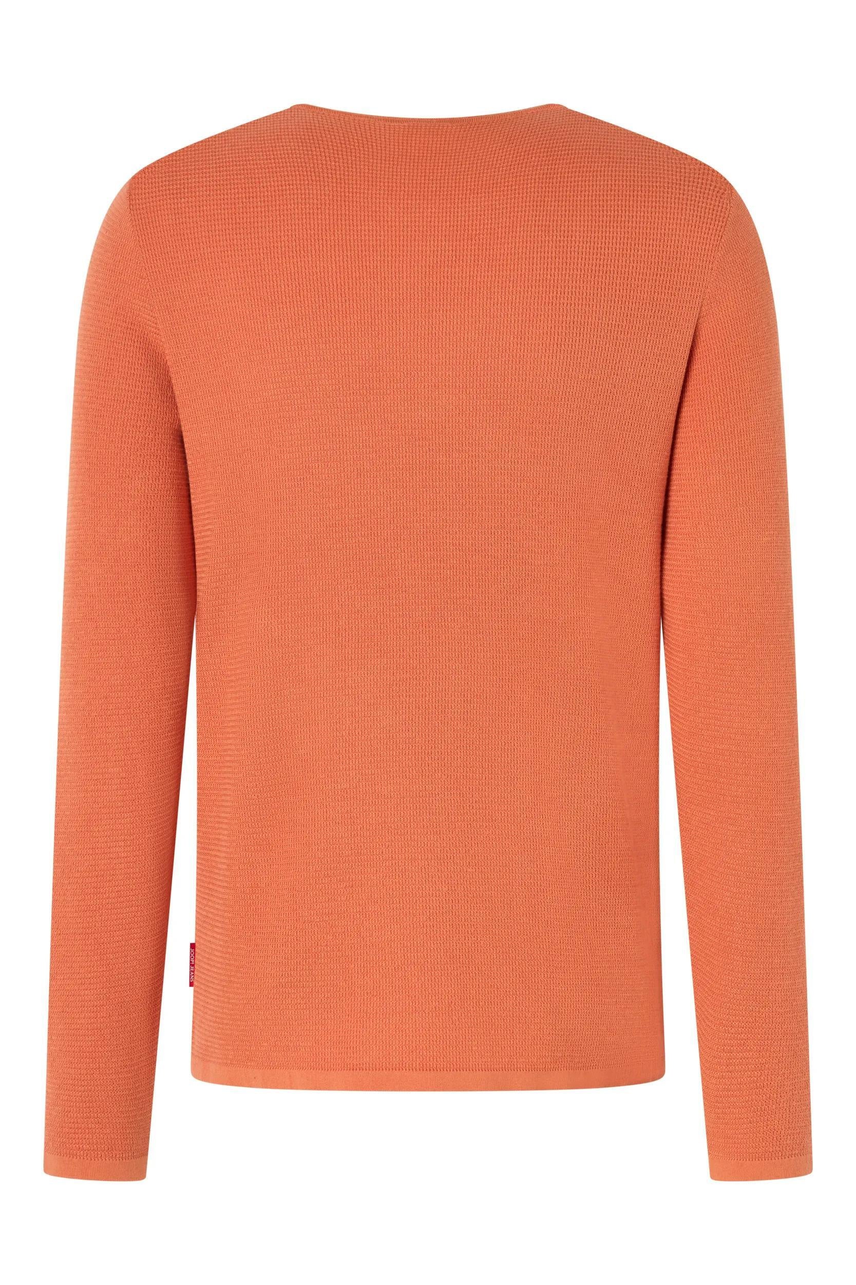 Strickpullover aus Baumwolle - 820-Bright Orange 820 - Orange