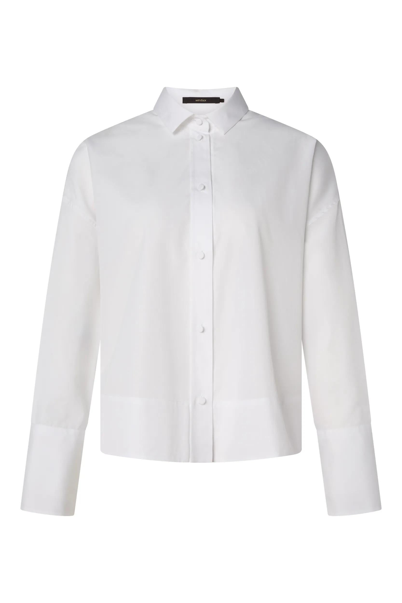 Bluse aus Baumwolle - White 100 - Weiß