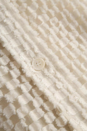 Bluse transparent aus Baumwollmix - Open White 118 - Creme