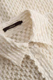 Bluse transparent aus Baumwollmix - Open White 118 - Creme