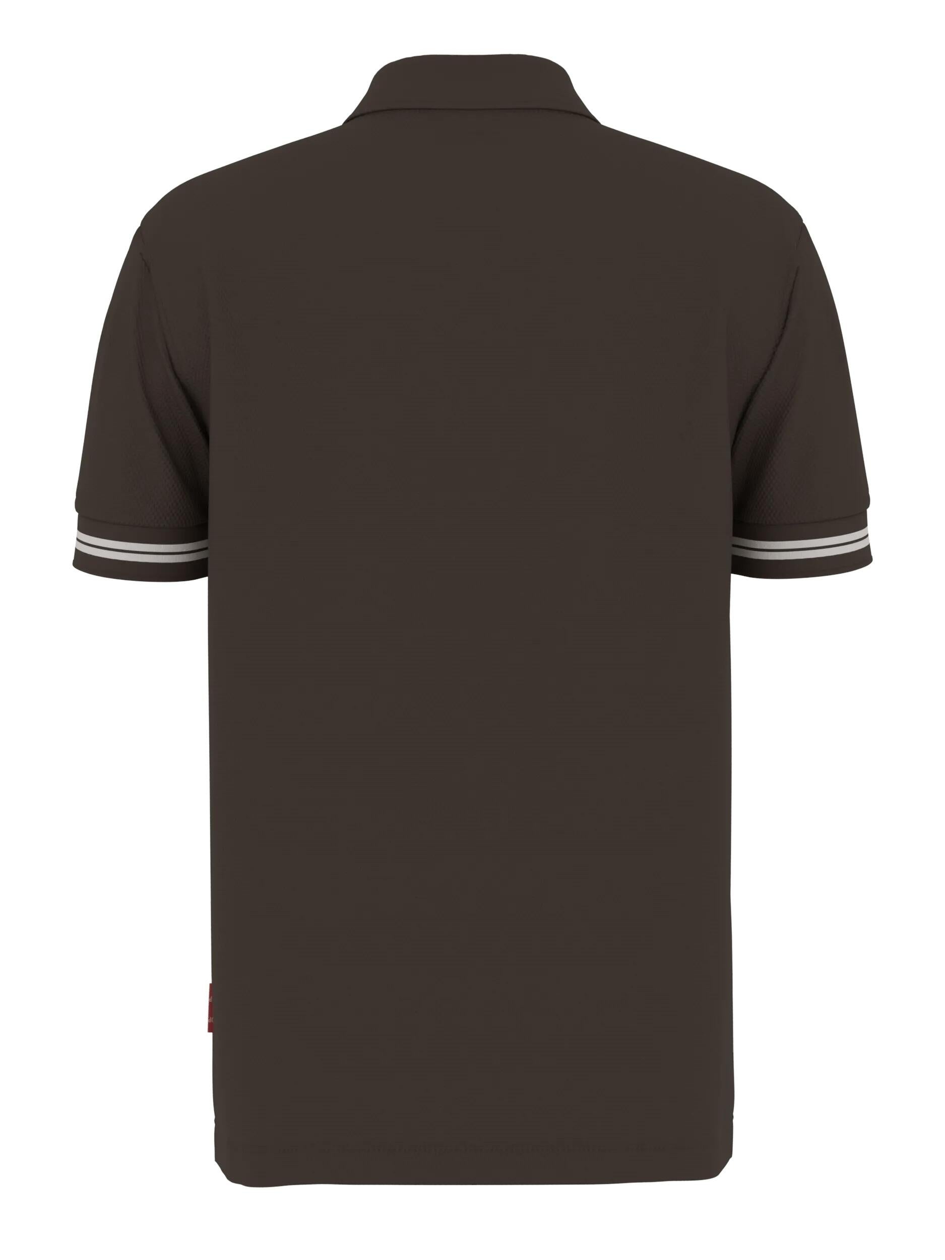 Poloshirt aus Baumwolle - 204-Dark Brown 204 - Braun