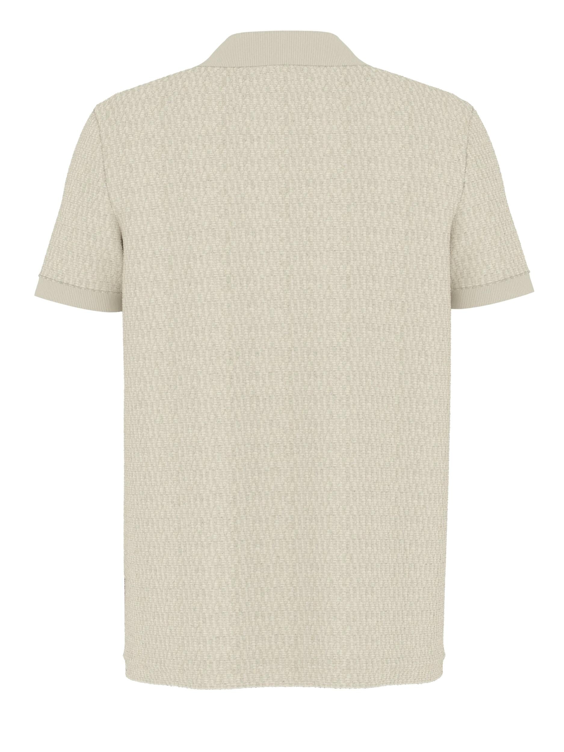 Poloshirt aus Baumwollmix - 107-Natural 107 - Creme