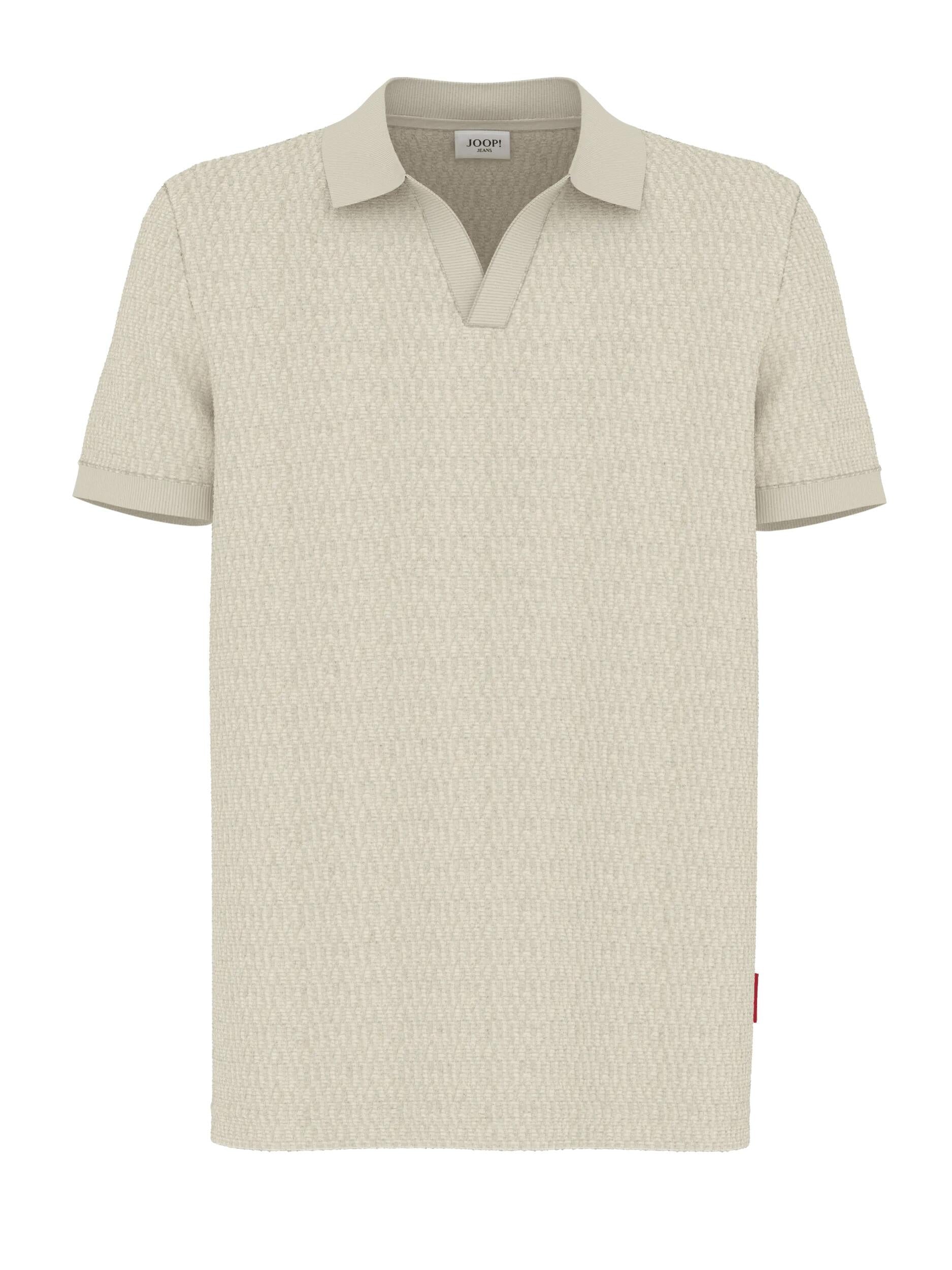 Poloshirt aus Baumwollmix - 107-Natural 107 - Creme