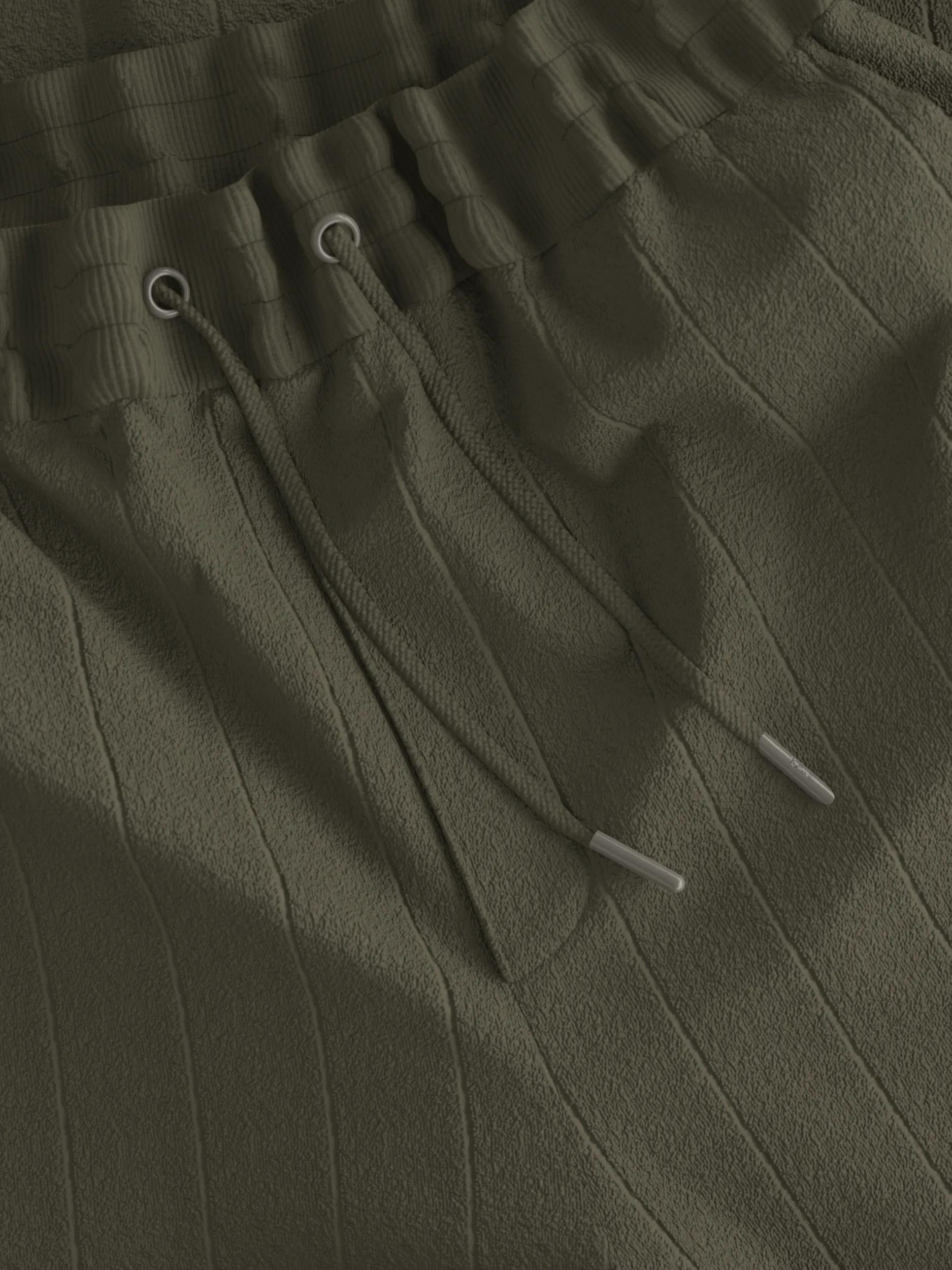 Shorts WANA aus Frottee - 308-Dark Green 308 - Grün