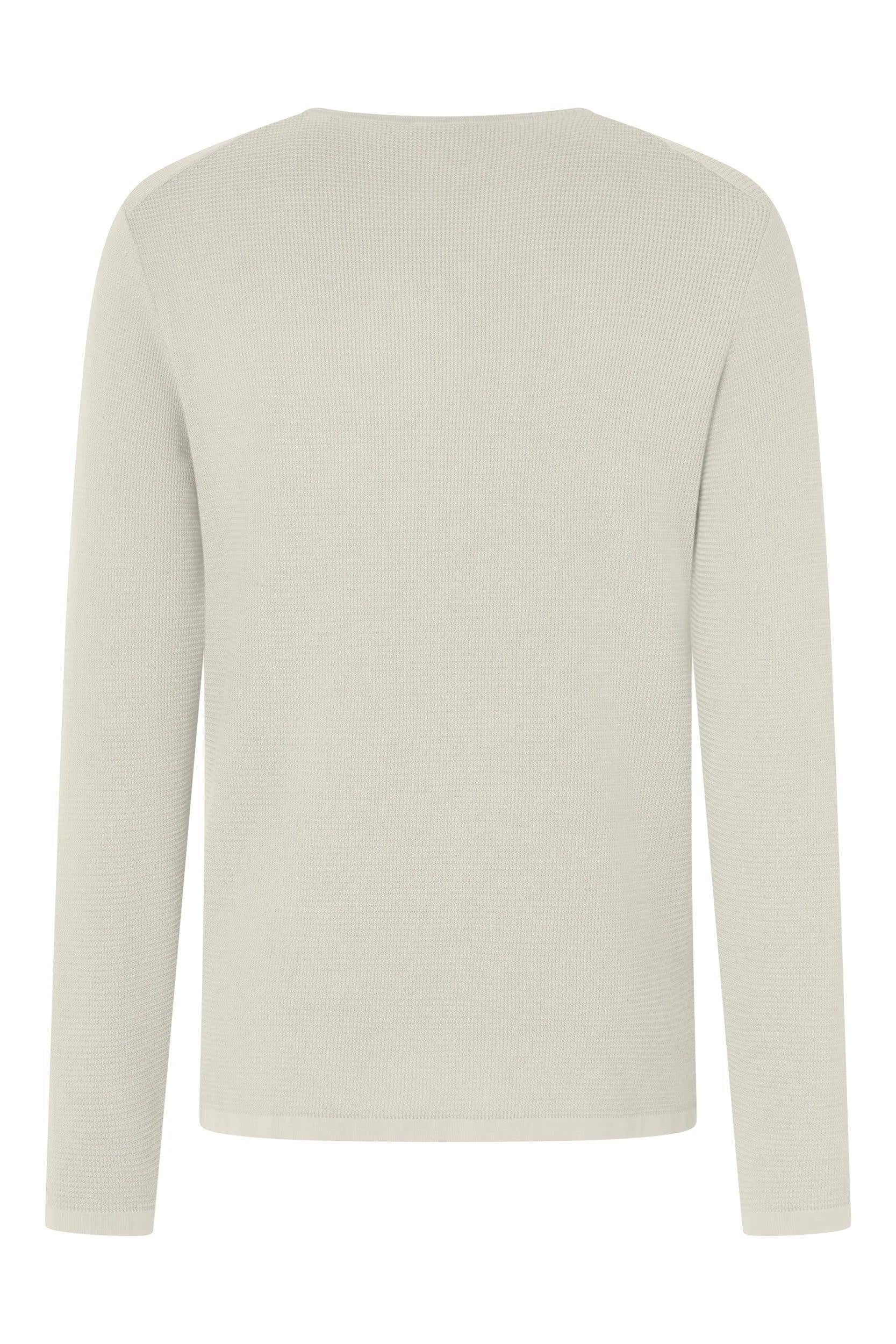 Strickpullover aus Baumwolle - 102-Natural 102 - Weiß