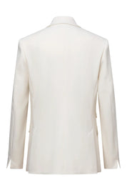 Blazer aus Schurwolle Relaxed Fit - Open White 118 - Creme