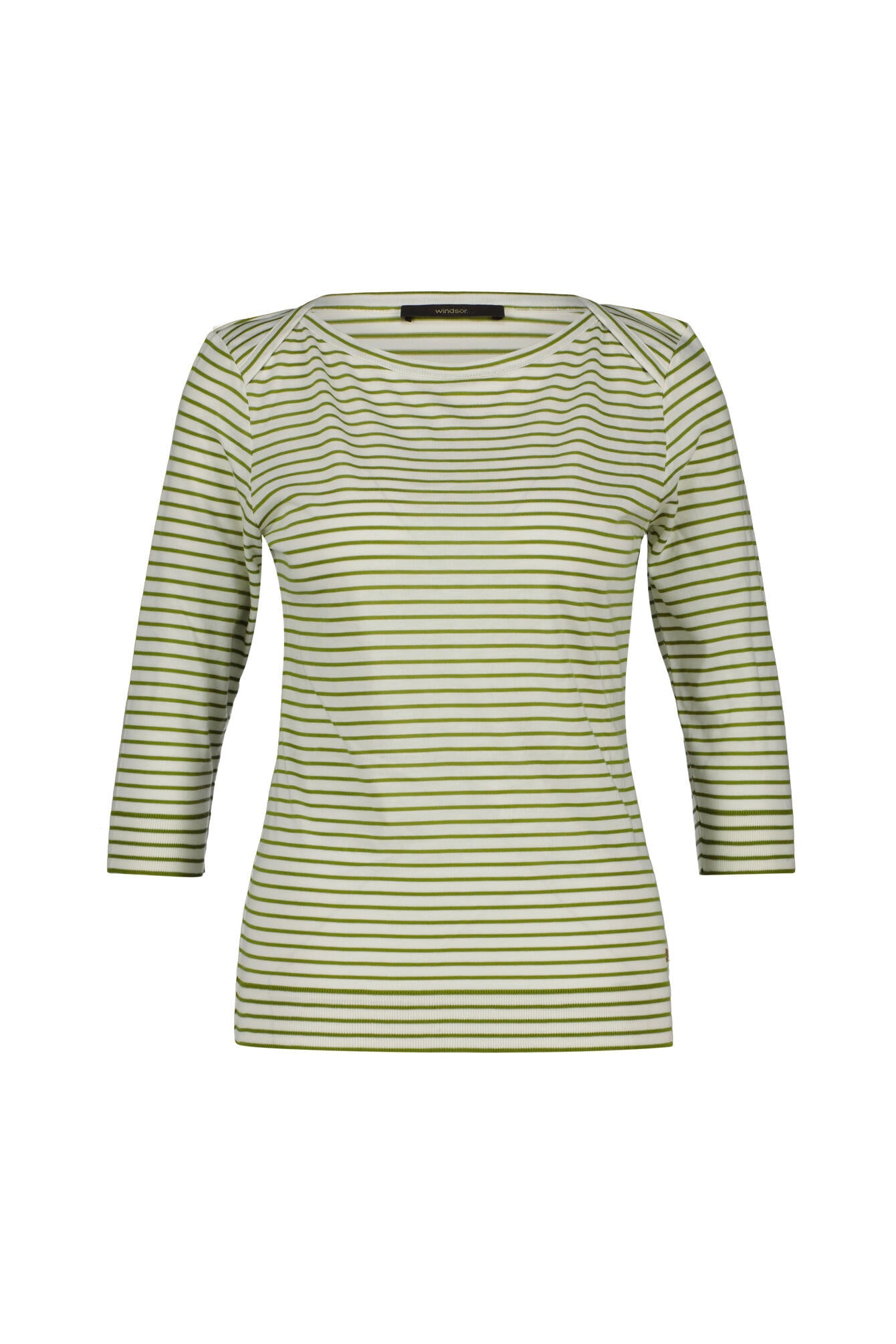 Langarmshirt aus Baumwollmix - Bright Green 325 - Grün