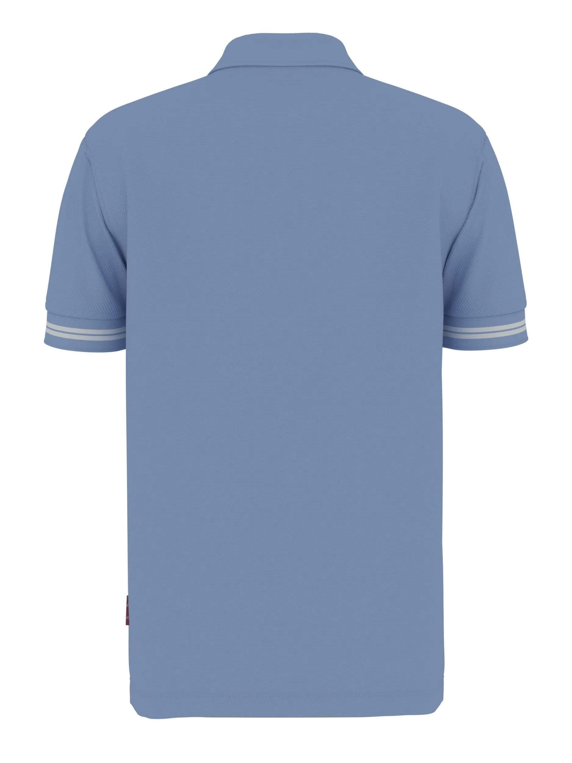 Poloshirt aus Baumwolle - 450-Lt/Pastel Blue 450 - Blau