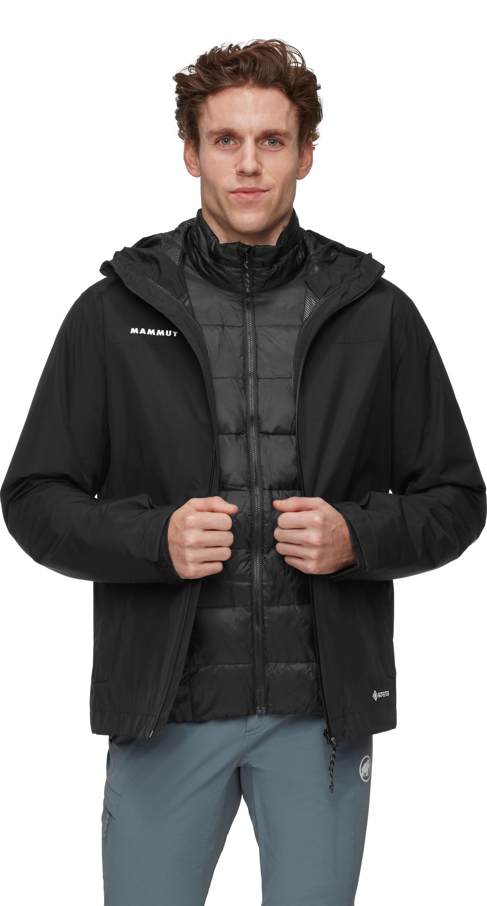 Funktionsjacke TREELINE 3 in 1 - 0052-black-black - Schwarz