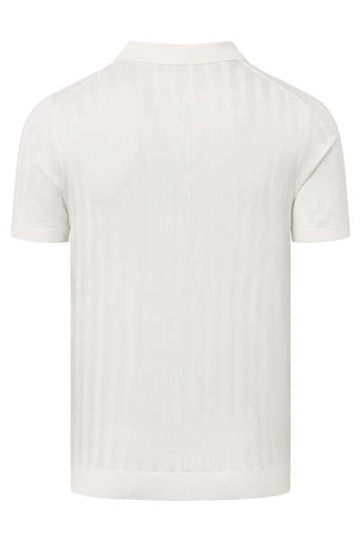 T-Shirt aus Viskosemix - 107 - Weiß