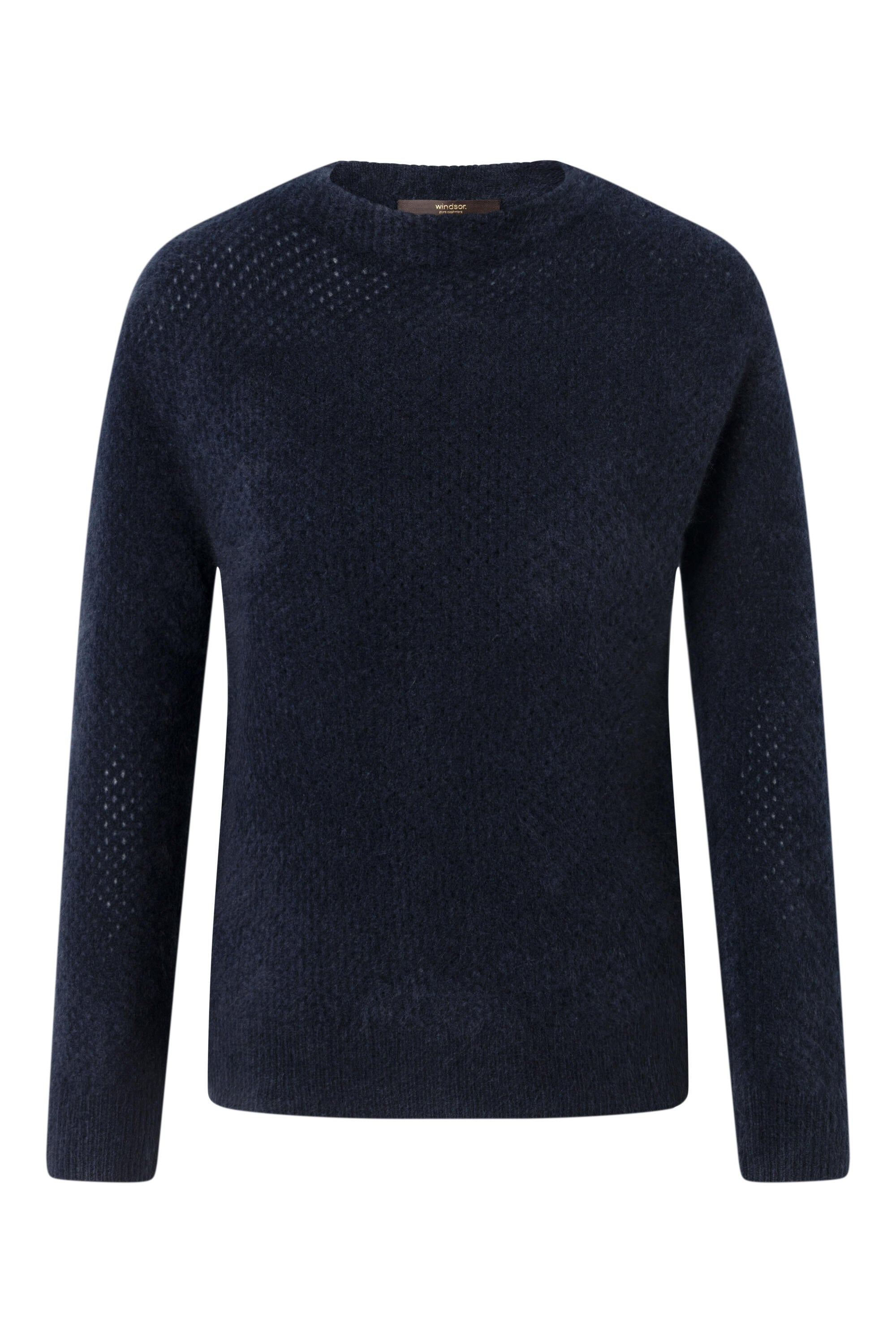 Strickpullover aus Kaschmir - Navy 415 - Blau