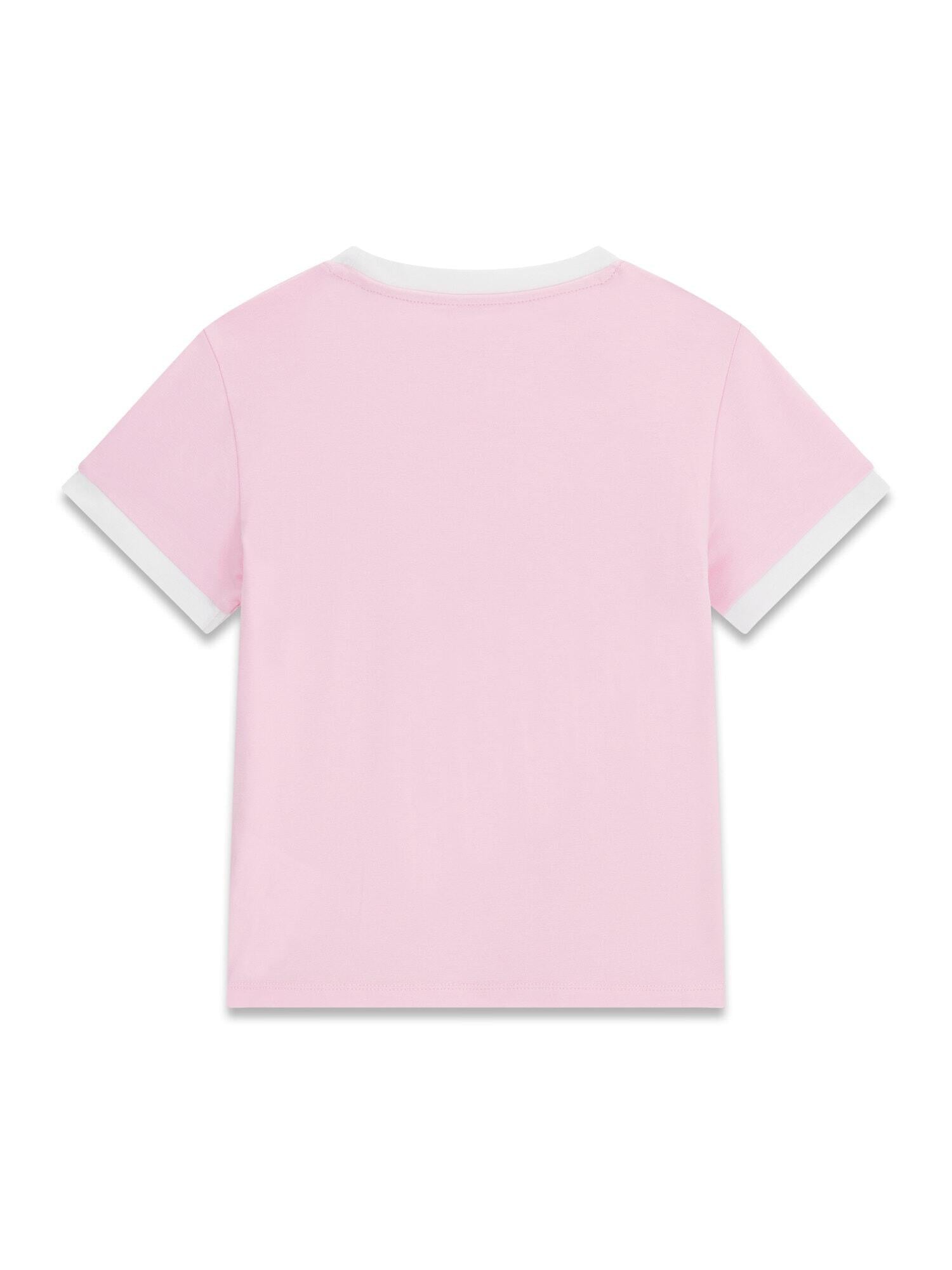 T-Shirt cropped aus Baumwolle - G67D - Rosa