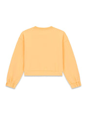 Sweatshirt aus Baumwolle - G3E1 - Orange