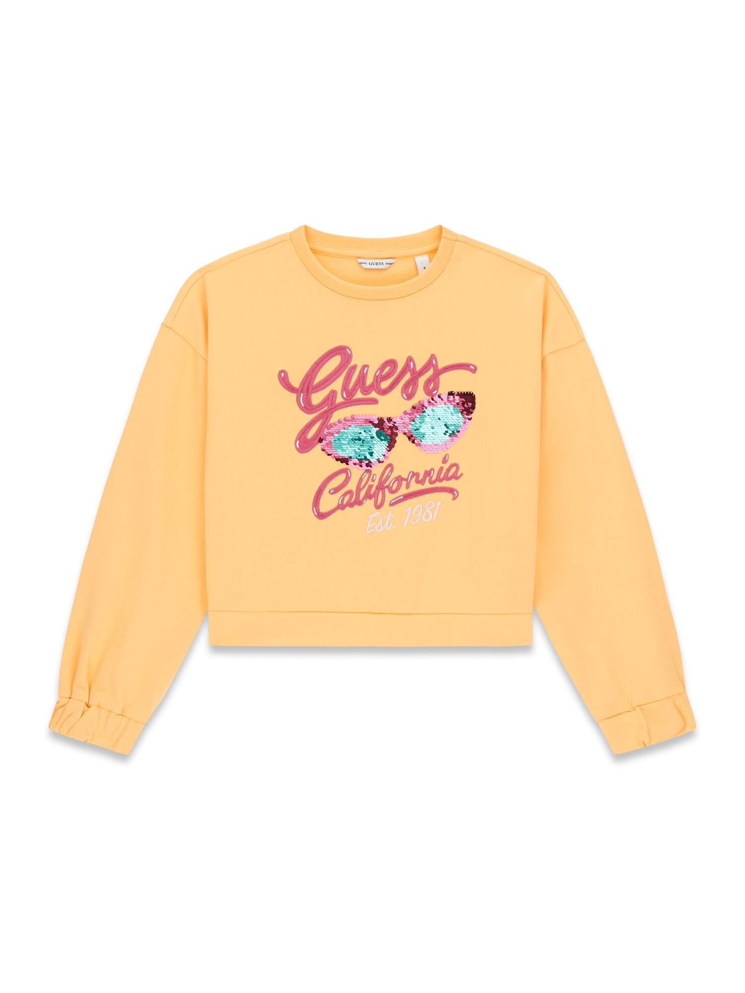Sweatshirt aus Baumwolle - G3E1 - Orange