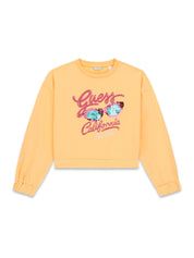 Sweatshirt aus Baumwolle - G3E1 - Orange