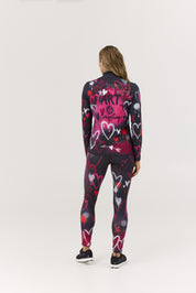 Midlayer GRAFFITI GIRLS - 917-black - Schwarz