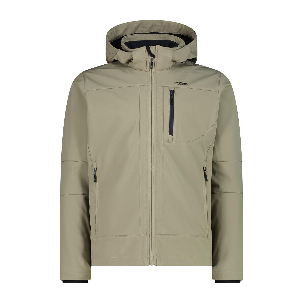 Softshelljacke mit Kapuze - E663-SAGE