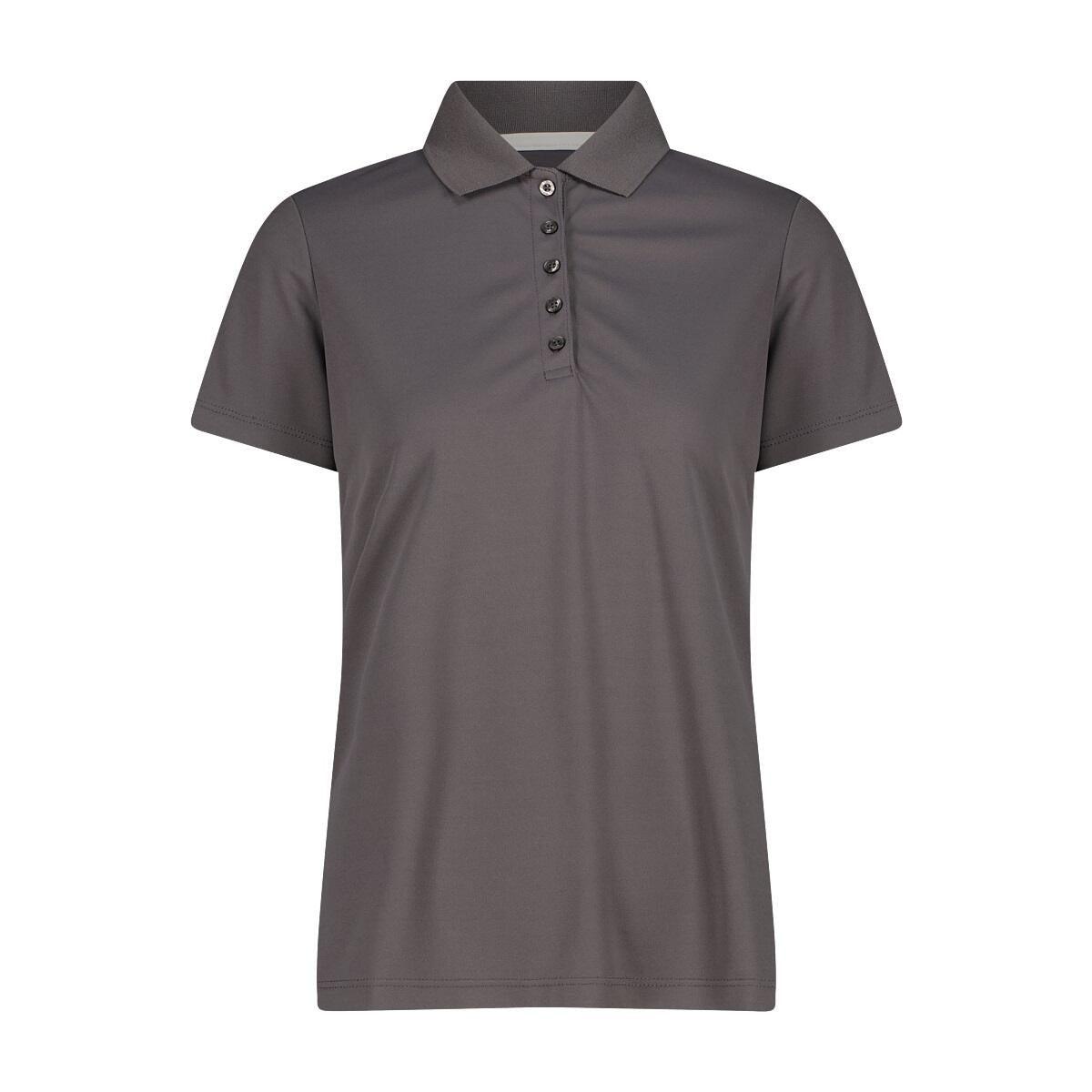 Dryfunction Poloshirt - Q955-TERRA - Grau