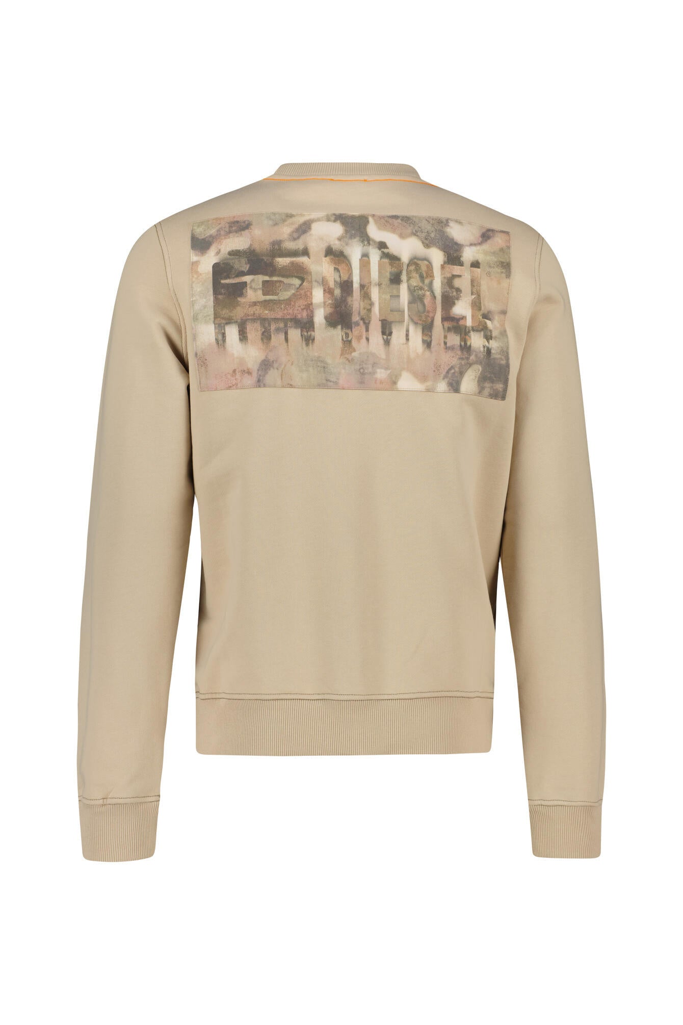 Sweatshirt aus Baumwolle mit Muster auf der Rückseite - 7FW-OXFORD TAN - Braun
