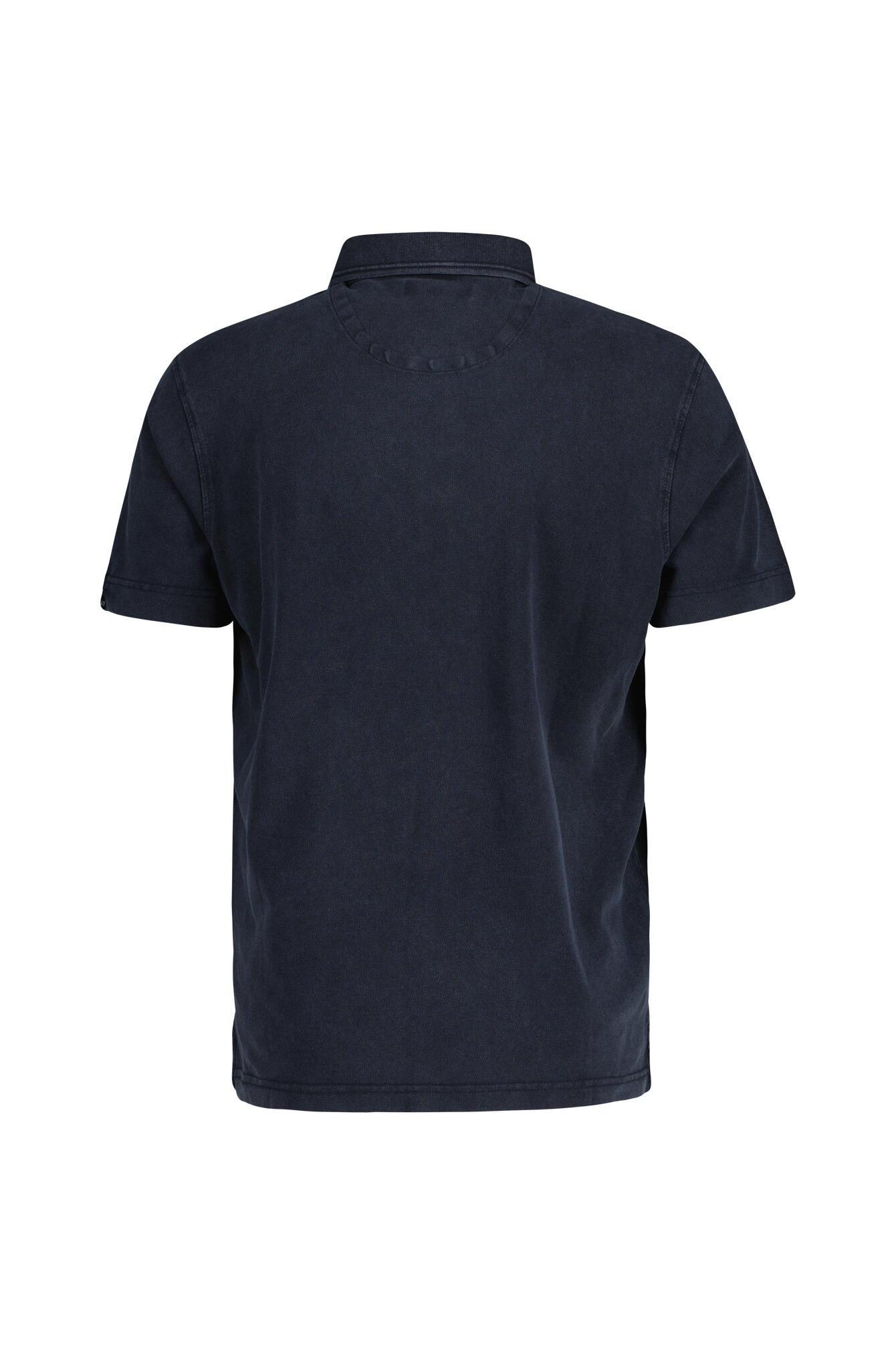Poloshirt aus Baumwolle - 715-DEEP NAVY - Blau