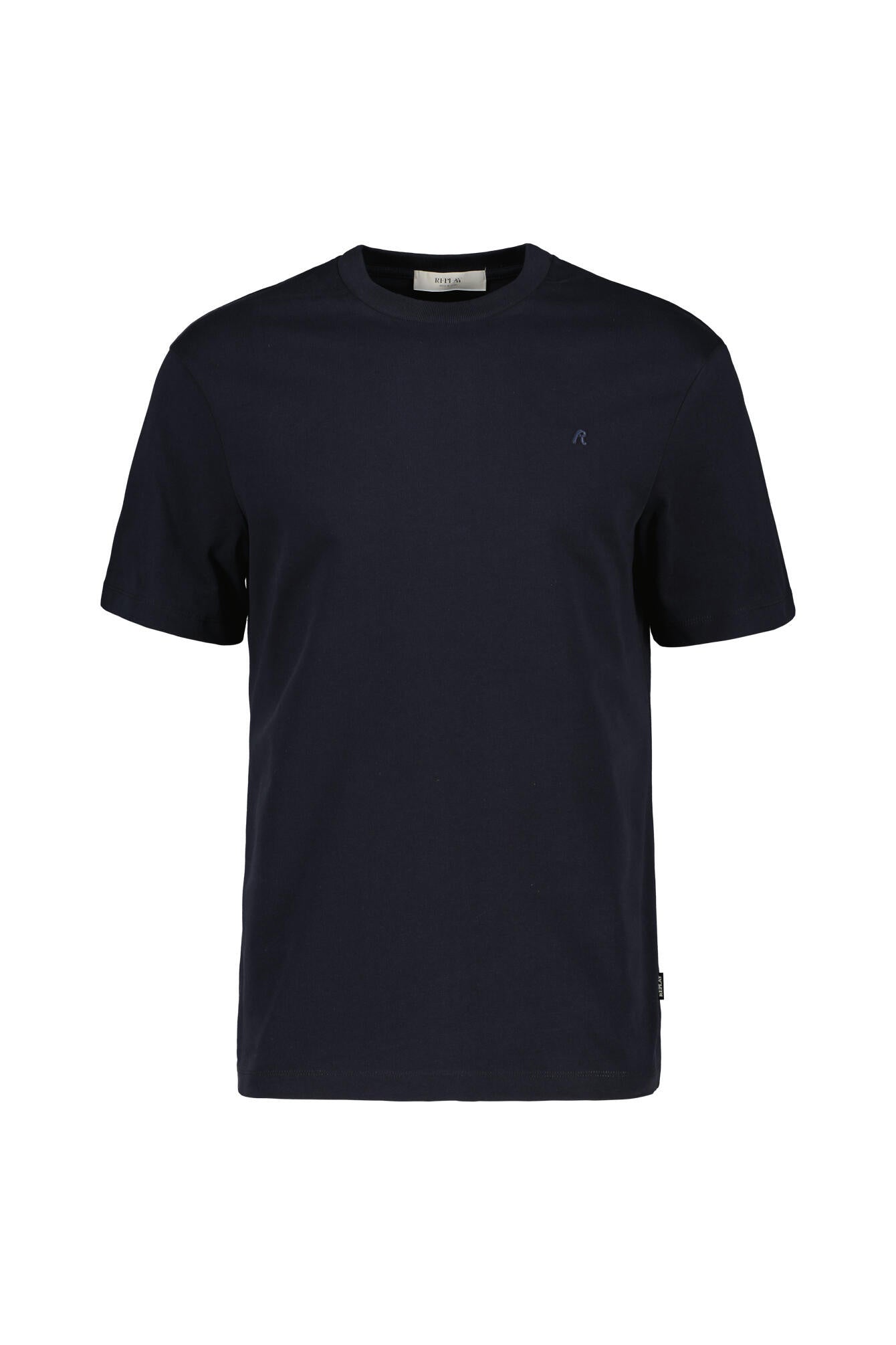 T-Shirt aus Baumwolle - 970-DARK NAVY - Blau