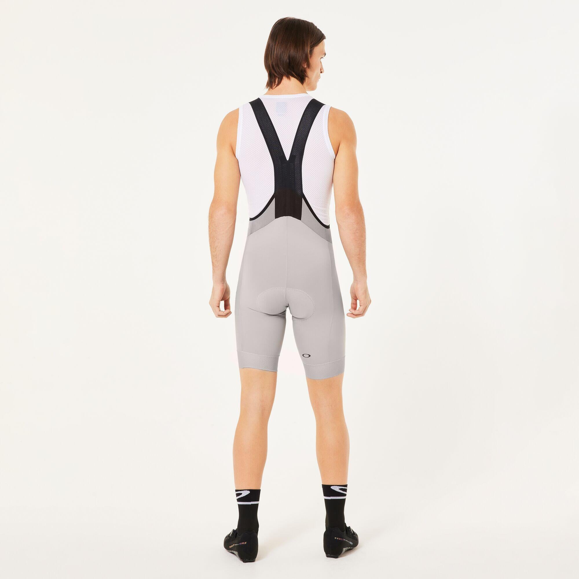 Radlerhose ICON CLASSIC BIB - 314-Cement - Grau