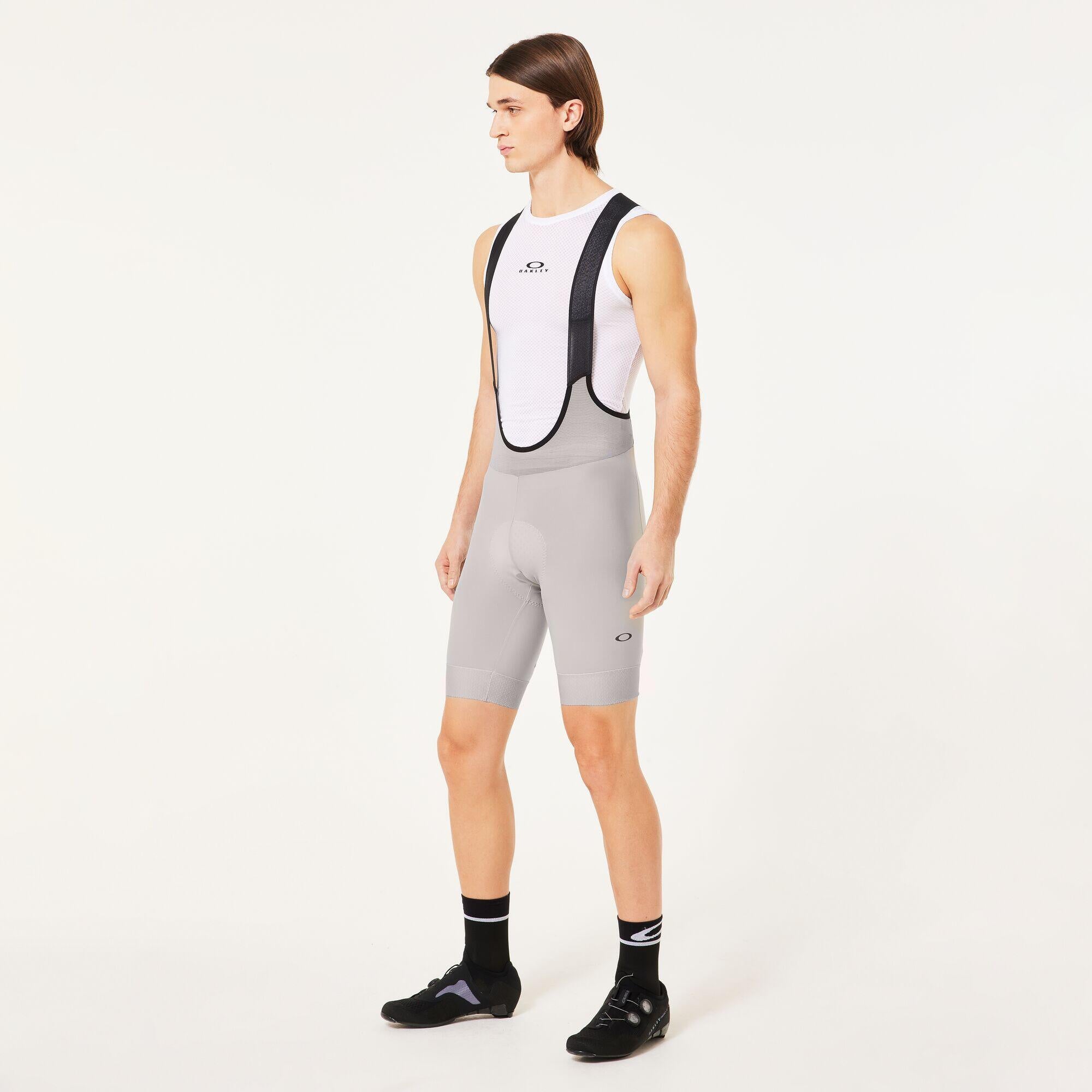 Radlerhose ICON CLASSIC BIB - 314-Cement - Grau