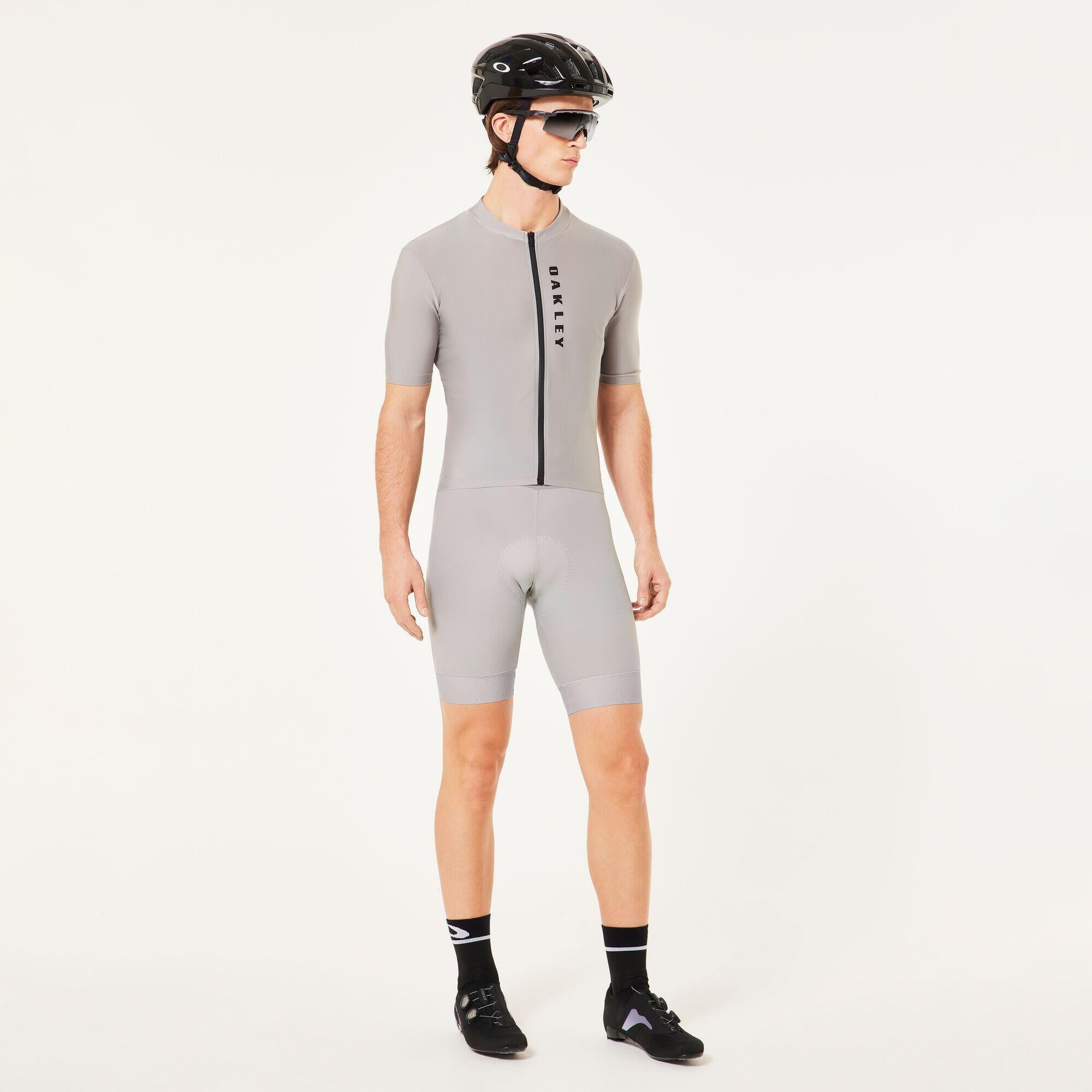 Radlerhose ICON CLASSIC BIB - 314-Cement - Grau