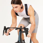 Radlerhose ICON CLASSIC BIB - 314-Cement - Grau