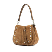 Schultertasche HELENA ROUND - 1478-CARAMEL - Braun