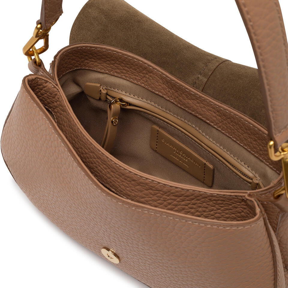 Schultertasche HELENA ROUND - 5313-CLAY - Braun