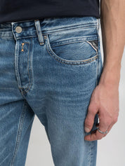 Jeans GROVER Straight Fit - 009-MEDIUM BLUE - Blau