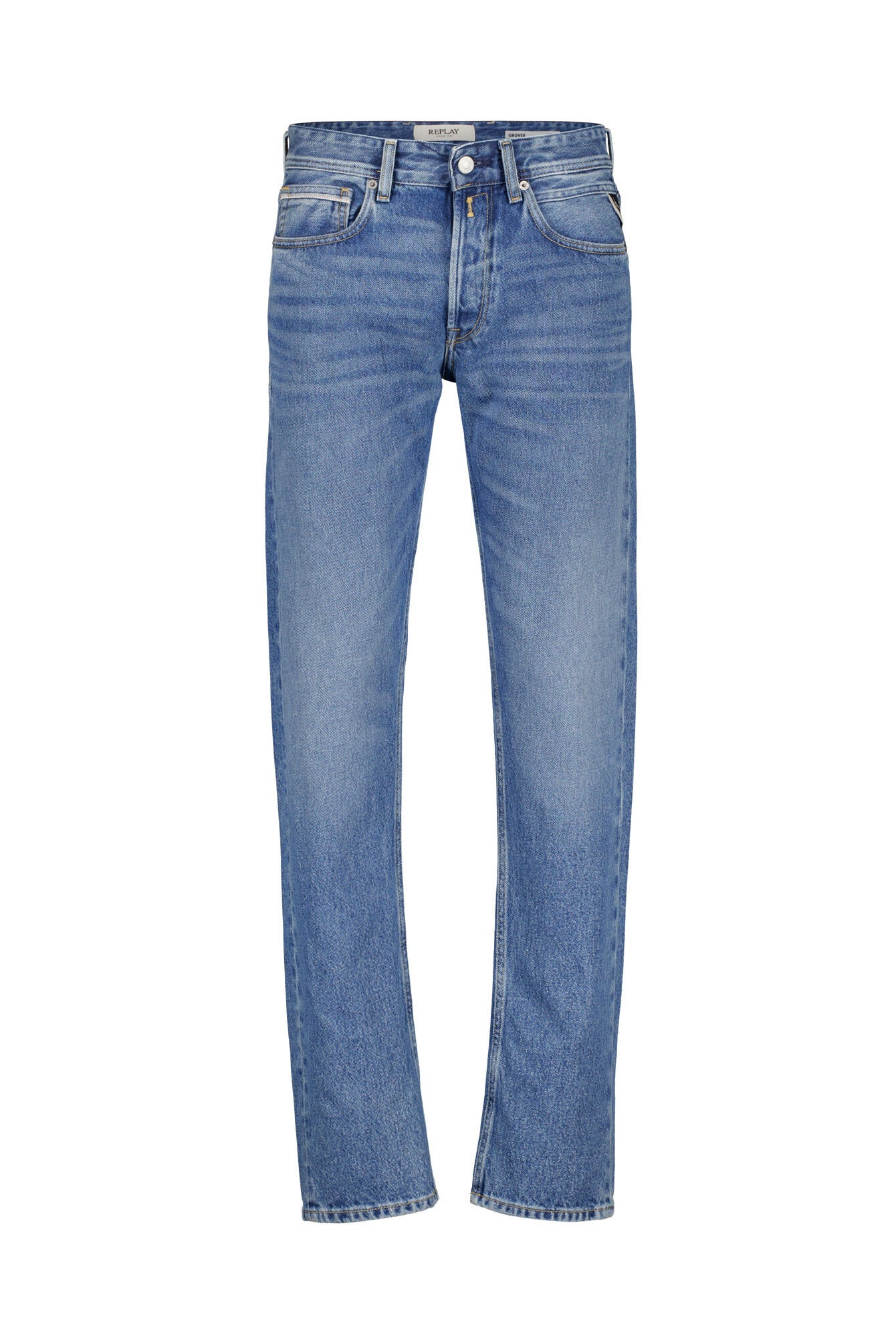 Jeans GROVER Straight Fit - 009-MEDIUM BLUE - Blau