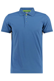 Poloshirt - M879-DUSTY BLUE - Blau