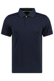 Poloshirt - 24NN-B.BLUE-LIMEGREEN - Blau