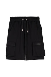 Cargo-Sweatshorts Regular Fit - 9000 - Schwarz