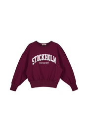 Sweatshirt aus Baumwolle - 4204 - Rot