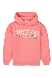 Sweathoodie mit Print - 5324 - Pink